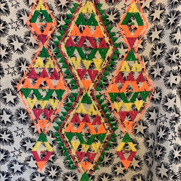 Ivy Jane - xs, star/embroidered flouncy hippy tank - Picture 3 of 6